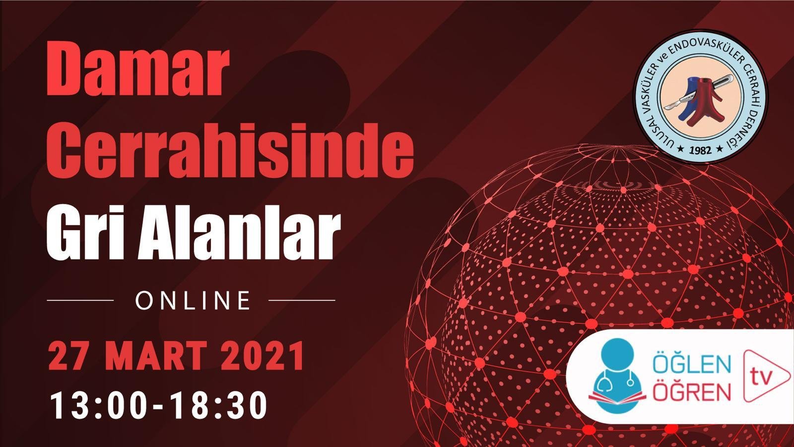 27.03.2021 tarihinde Damar Cerrahisinde Gri Alanlar 2 başlıklı programımız Öğlen Öğren TV ekranlarından canlı yayınlanacaktır