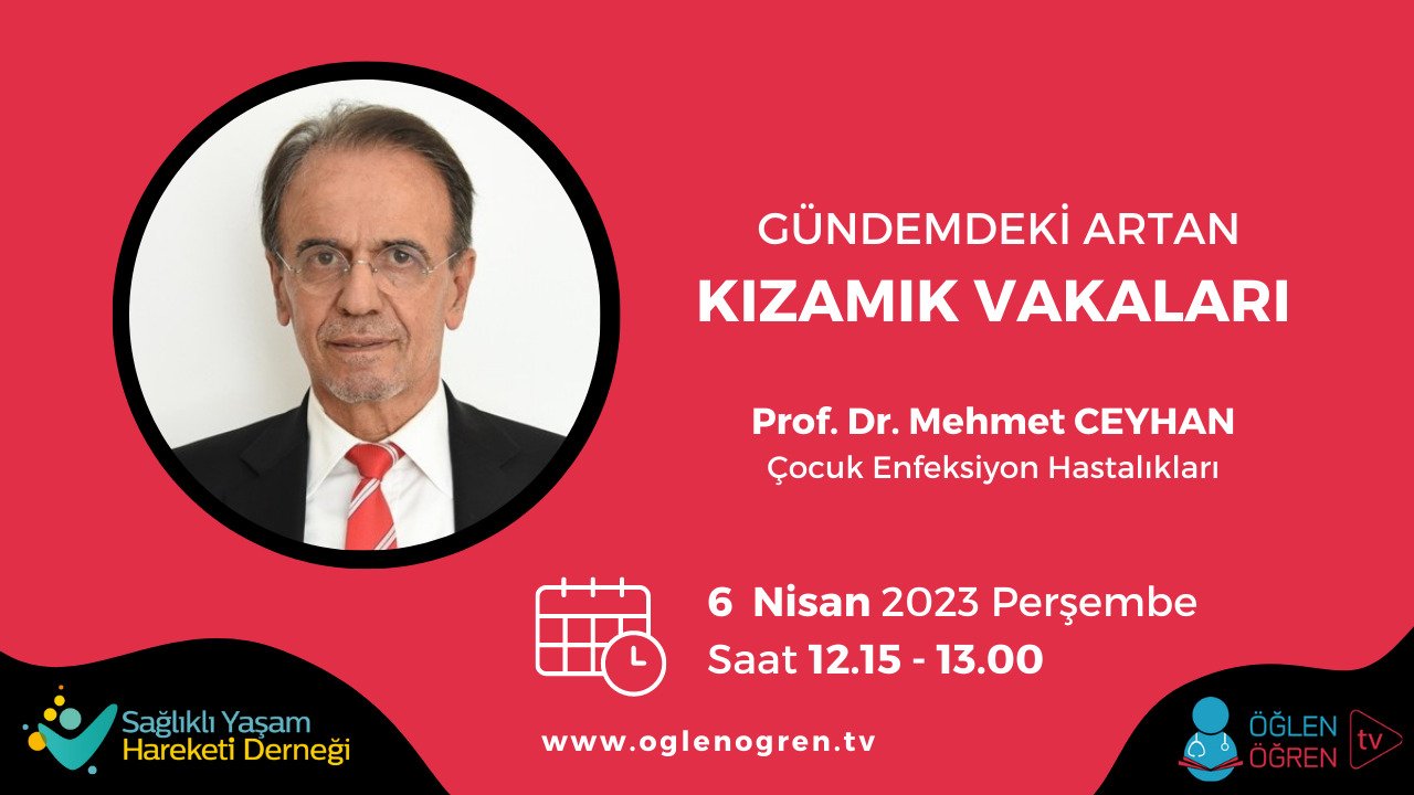 06.04.2023 tarihinde Gündemdeki Artan Kızamık Vakaları başlıklı programımız Öğlen Öğren TV ekranlarından canlı yayınlanacaktır